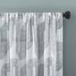 Colossal Modern Print Slub Rod Pocket Sheer Curtains - image 3