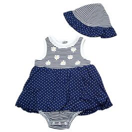 Baby Girl &#40;3-12M&#41; Little Me&#40;R&#41; Daisies Bodysuit Set w/ Hat