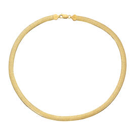 Gold Classics&#40;tm&#41; Gold over Sterling Silver Herringbone Necklace