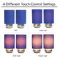 Simple Designs Gemini Mini Touch Lamp w/Fabric Shades-Set of 2 - image 2