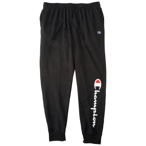 Mens Champion Classic Jersey Solid Joggers - image 