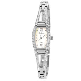 Womens Armitron Silver-Tone Watch - 75-3531MPSV
