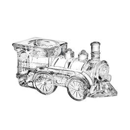 Godinger Glass Train Engine Votive Candle Holder
