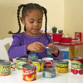 Melissa &amp; Doug® Let&#39;s Play House Grocery Cans