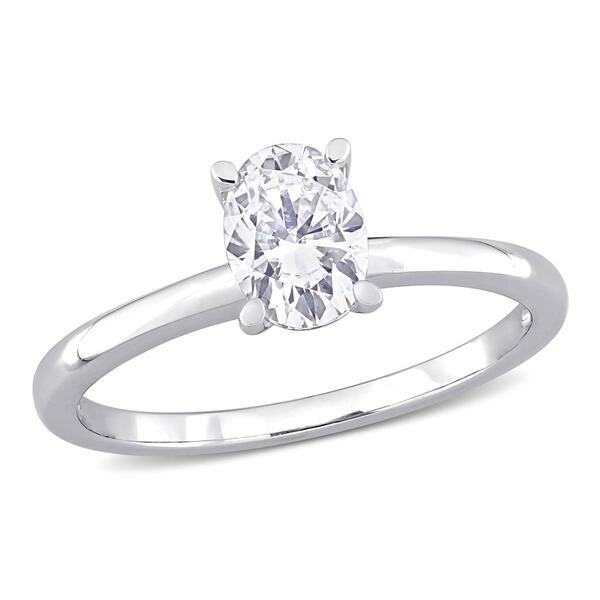 Gemstone Classics&#40;tm&#41; 1kt. Oval Moissanite Engagement Ring - image 