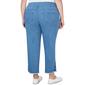 Plus Size Ruby Rd. Patio Party Embroidered Pull On Ankle Pants - image 2