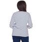 Womens Alfred Dunner A Fresh Start Stripe Floral Tee - image 2