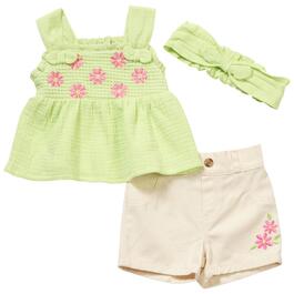 Baby Girl &#40;12-24M&#41; Little Lass&#40;R&#41; Floral Tank w/ Shorts Set