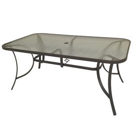 Brookhaven Rectangular Glass Top Table