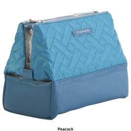Tahari Pyramid Quilted Cosmetic Case