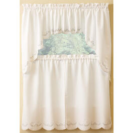 Forget Me Not Embroidered Valance - 60x14