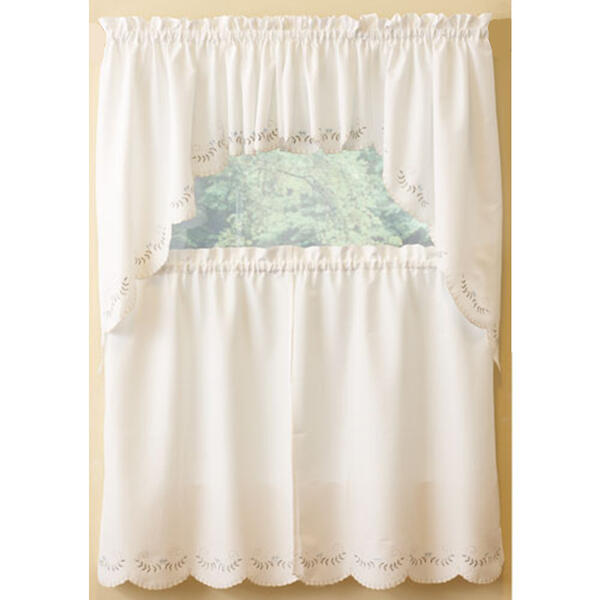 Forget Me Not Embroidered Valance - 60x14 - image 