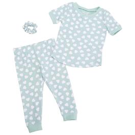 Toddler Girl Sleep On It&#40;R&#41; 3pc. Heart Snug Fit Sleep Set