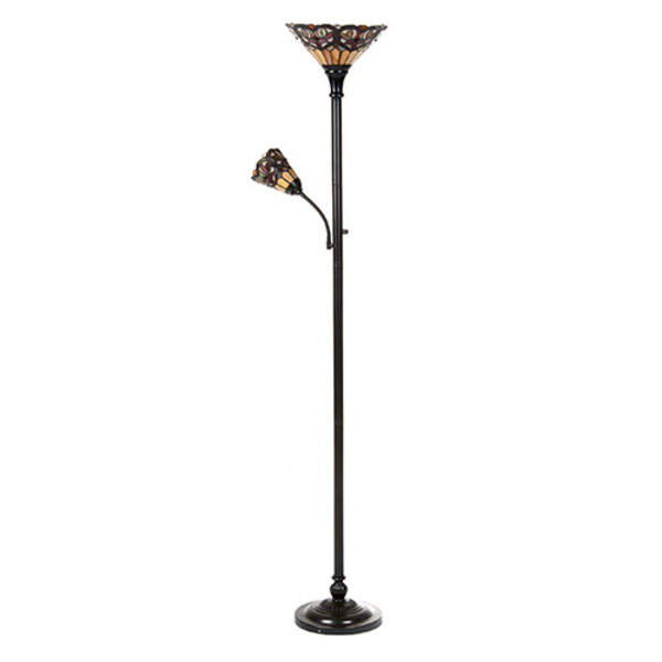 Quoizel Tiffany Mother Daughter Floor Lamp - image 