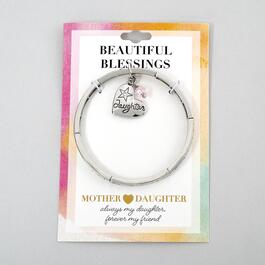 Silver Stretch Daughter Bracelet