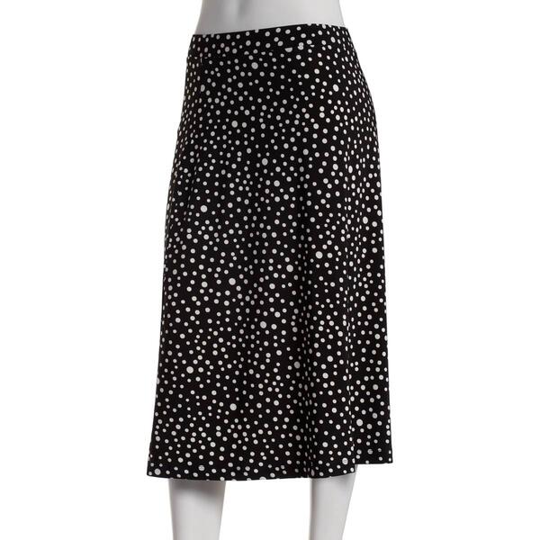 Womens Kasper Tossed Floral Midi Skirt - image 