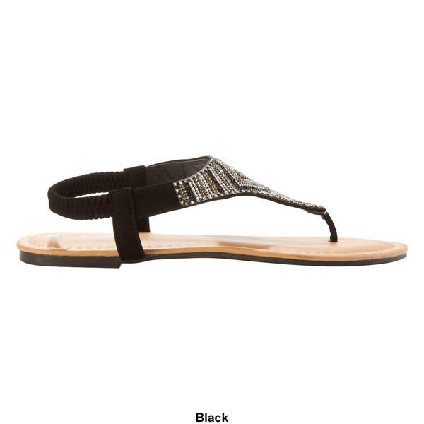 Womens Fifth & Luxe Rhinestone Slingback Sandals