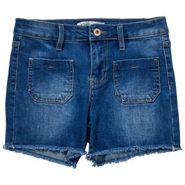 Girls &#40;7-14&#41; YMI&#40;R&#41; Front Patch Pocket Shorts