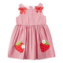 Toddler Girl Rare Editions Strawberry Gingham Dress