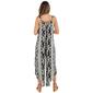 Womens Absolutely Famous Floral Cage Back Challis Jumpsuit - image 2
