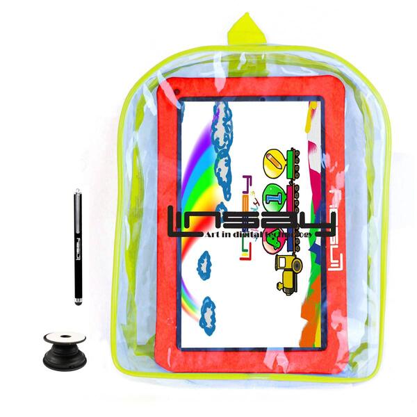 Kids Linsay 10in. IPS Android 12 Tablet with Backpack - image 