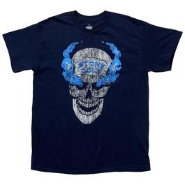Young Mens Stone Cold WWE&#40;R&#41; Short Sleeve Graphic Tee - Navy