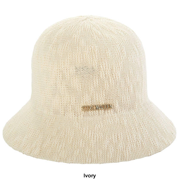 Womens Steve Madden Packable Nubby Yarn Cloche Hat