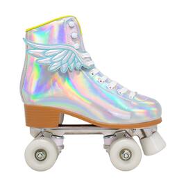 Womens Cosmic Skates Iridescent Roller Skates with Wings