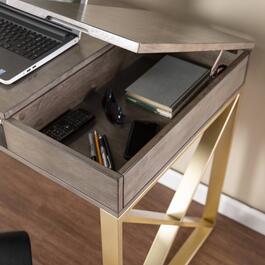 Southern Enterprises Bardmont Two-Tone Desk w/ Storage