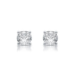 Nova Star&#40;R&#41; Sterling Silver 1/5ctw. Lab Grown Diamond Earrings