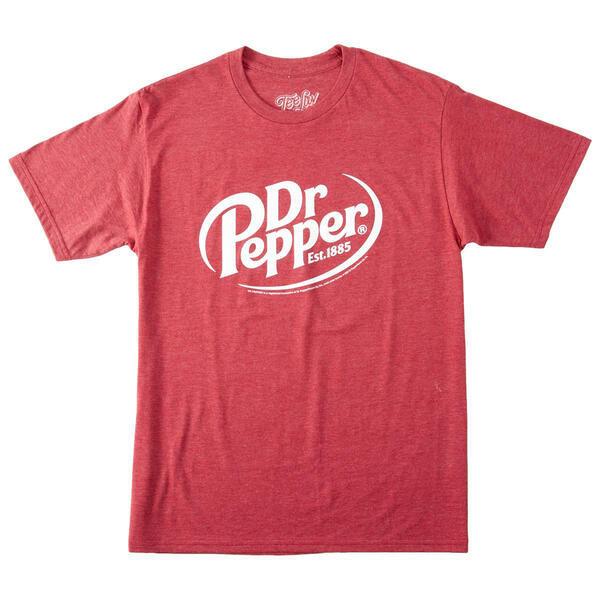 Young Mens Tee Luv Dr Pepper Short Sleeve Graphic T-Shirt - image 