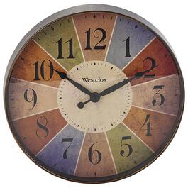 Westclox Multicolor Dial Wall Clock