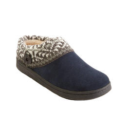Womens Clarks(R) Nikki Insulated Sueded Slippers