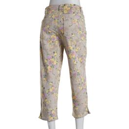 Womens Gloria Vanderbilt Amanda Floral Capri Pants