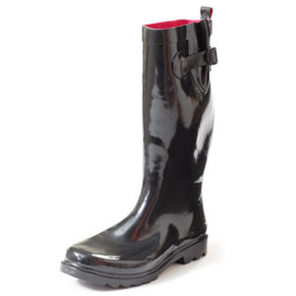 Womens Capelli New York Solid Tall Rain Boots - image 