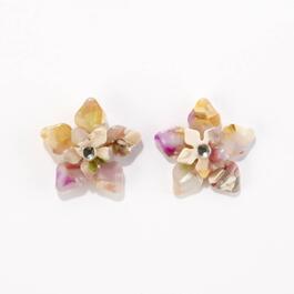 Ashley Cooper&#40;tm&#41; Spring Bloom Pattern Floral Stud Earrings