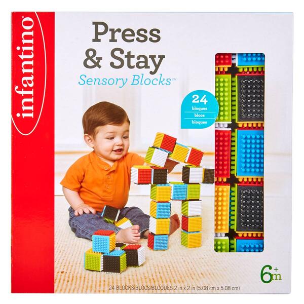 Infantino Press N Stay Sensory Blocks&#40;tm&#41; - image 