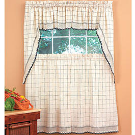 Lorraine Adirondack Kitchen Curtains