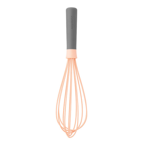 BergHOFF Leo Pink and Grey Silicone Whisk - image 
