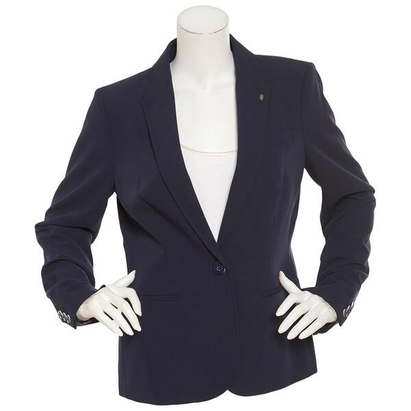 Womens Tommy Hilfiger One Button Long Blazer - image 