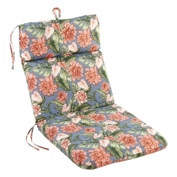 Jordan Manufacturing High Back Chair Cushion - Coral Floral - image 
