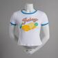 Juniors No Comment Juicy Graphic Baby Ringer Tee - image 1