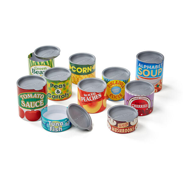 Melissa &amp; Doug(R) Let&#39;s Play House Grocery Cans - image 