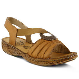 Womens Spring Step Karmel Slingback Sandals - Camel