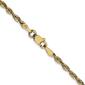 Unisex Gold Classics&#8482; 2.5mm. 14k Diamond Cut Light Rope Necklace - image 3