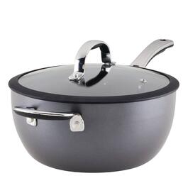 Rachael Ray Cook + Create Hard-Anodized Saucier with Lid