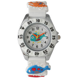Kids Olivia Pratt Silicone Fish Watch - 60029WHITE