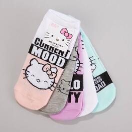 Girls 5pk. Hello Kitty&#40;R&#41; No Show Socks