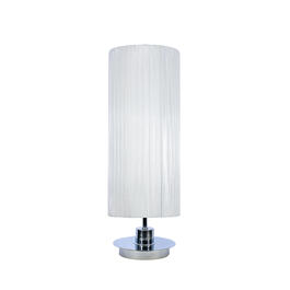 Fangio Lighting 20in. Cylinder Shade Table Lamp - White