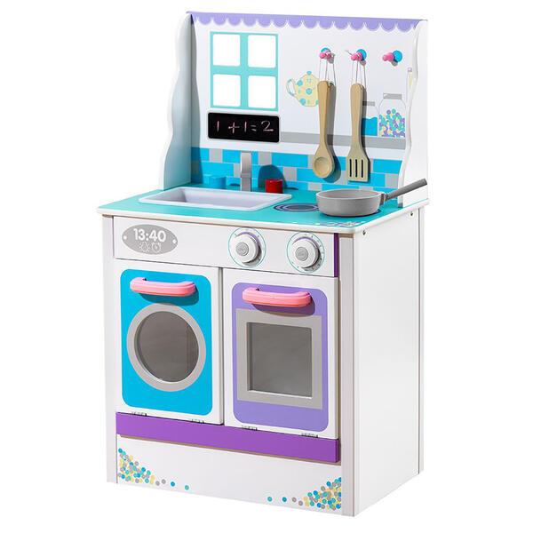 Cook-A-Lot Chive Wooden Play Kitchen - image 